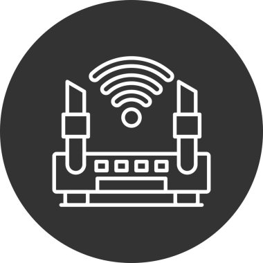  Wifi Yönlendirici Yaratıcı Simgeler Tasarımı