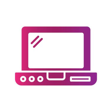 Laptop Yaratıcı Simgeler Tasarımı