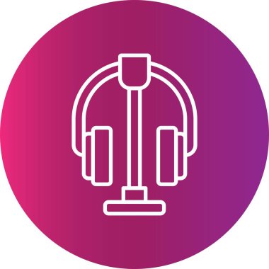 Kulaklık Yaratıcı Simgeler Tasarımı