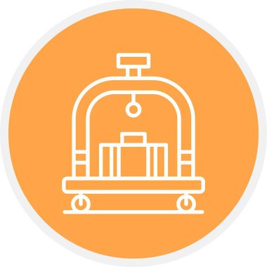 Otel Trolley Yaratıcı Simgeler Tasarımı