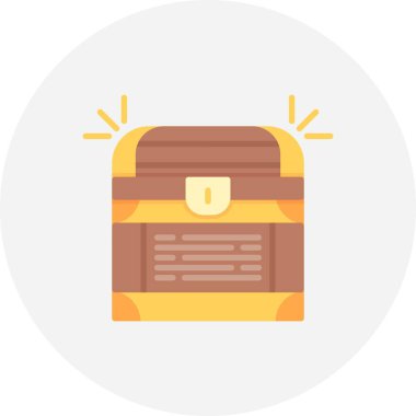  Treasure Chest Creative Icons Desig