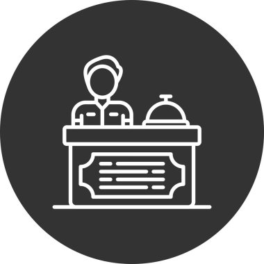  Receptionist Creative Icons Desig