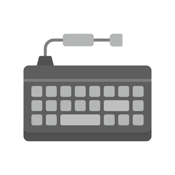 Klavye Yaratıcı Simgeler Tasarımı — Stok Vektör