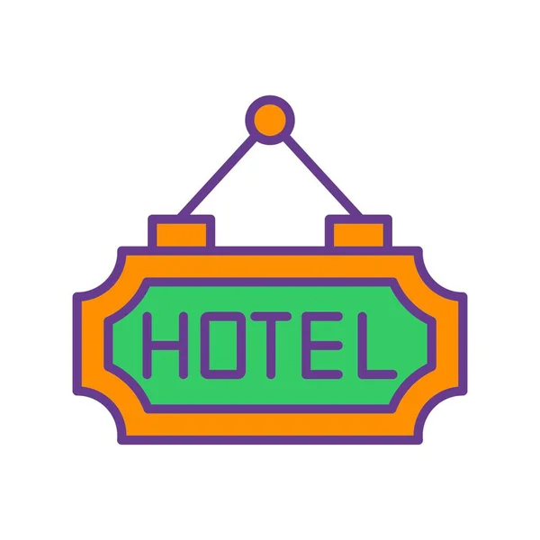 Hotel Creative Icons Desig — Vector de stock