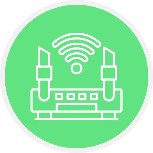 Wifi Router Creative Icons Desig — Stock Vector