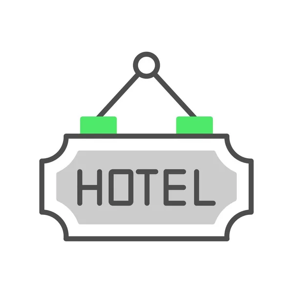 Hotel Creative Icons Desig — Stockvector