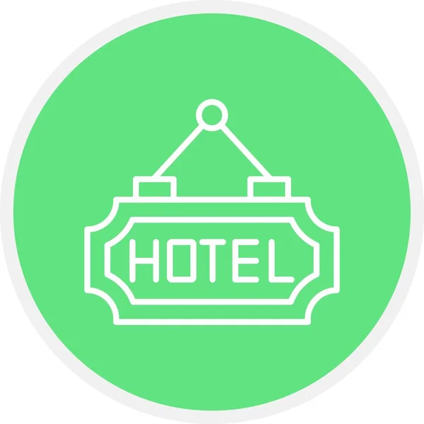Hotel Creative Icons Desig — Stockvector