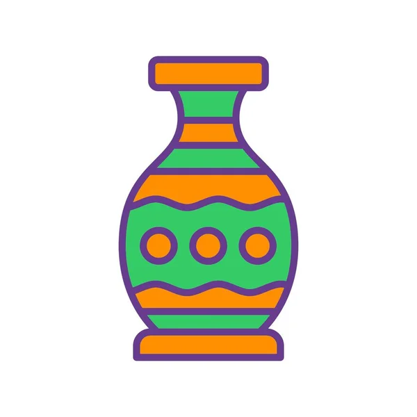Vase Creative Icons Desig — Stock Vector