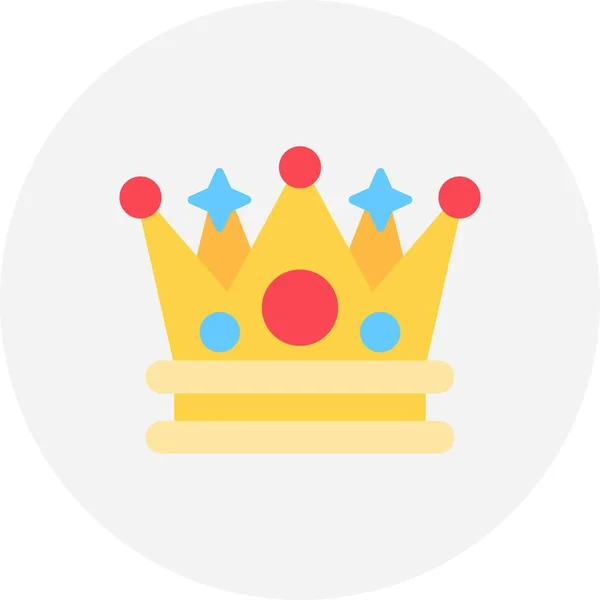 Crown Creative Icons Desig — Vettoriale Stock