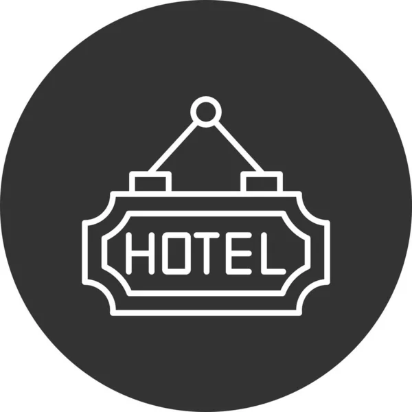 Hotel Creative Icons Desig — 图库矢量图片