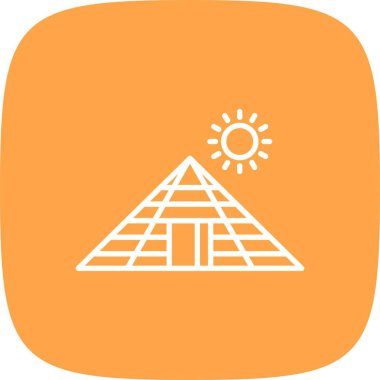 Piramit Yaratıcı Simgeler Tasarımı