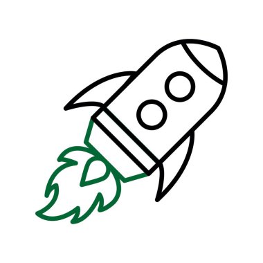  Roket Yaratıcı Simgeler Tasarımı