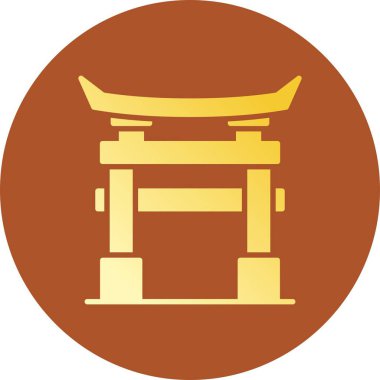  Torii Kapısı Yaratıcı Simgeleri Desig