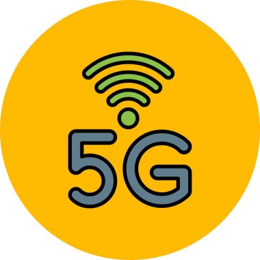 5g Yaratıcı Simgeler Tasarımı