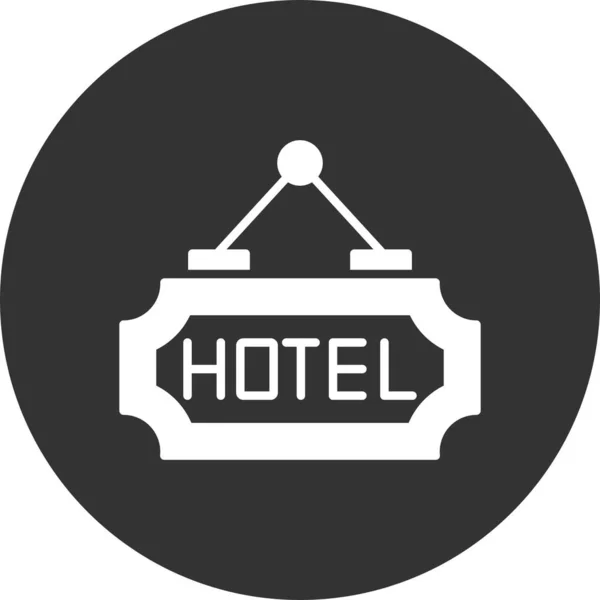 Ξενοδοχείο Creative Icons Desig — Διανυσματικό Αρχείο