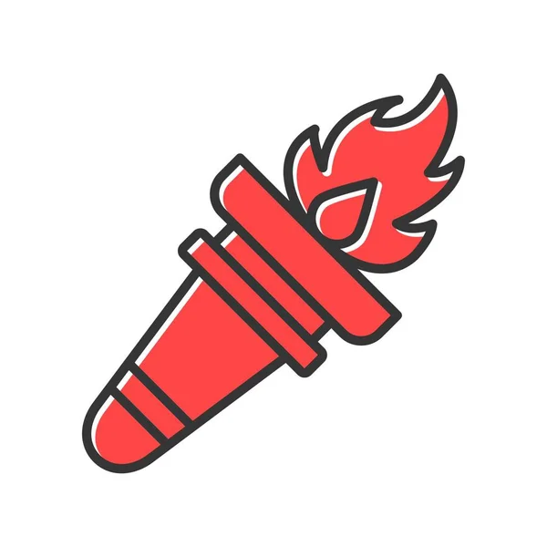 Torch Creative Icons Desig — Stockový vektor