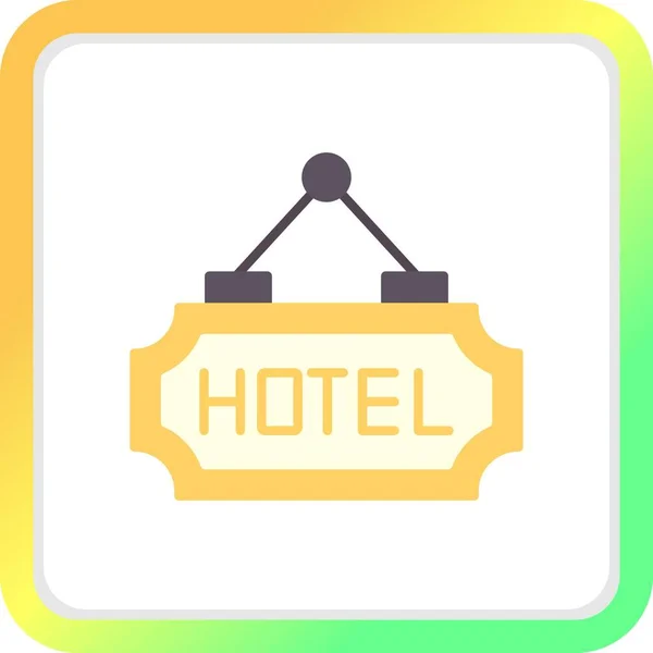 Hotel Creative Icons Desig — Vetor de Stock