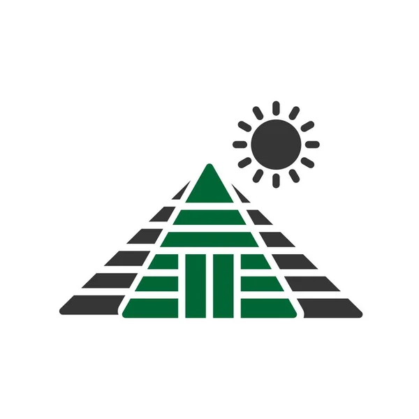 Pyramida Creative Icons Desig — Stockový vektor