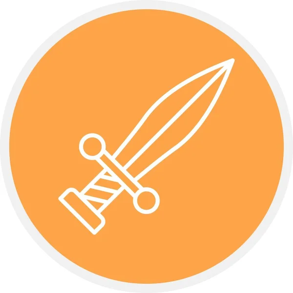 Sword Creative Icons Desig — Stockvector