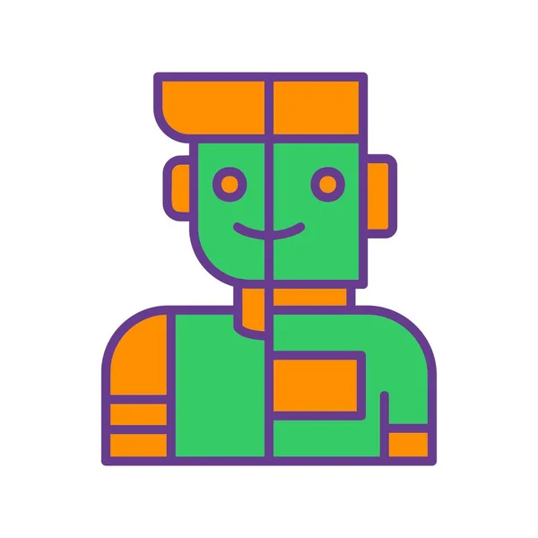 Humanoid Творчі Іконки Демонструвати — стоковий вектор