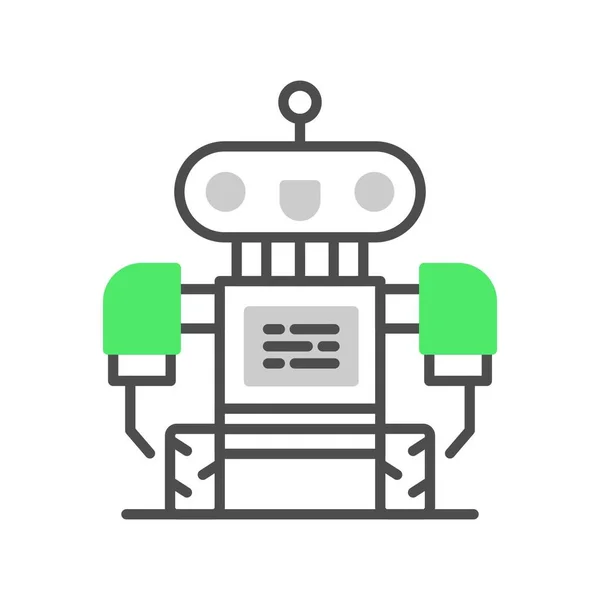 Robot Creative Icons Desig — Vetor de Stock