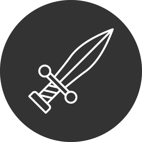 Sword Creative Icons Desig — Vector de stock