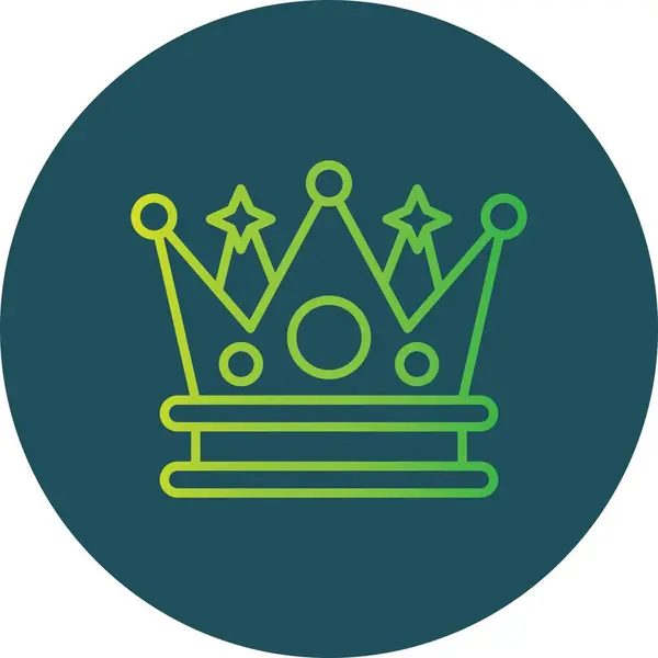 Crown Creative Icons Desig — Stockvector