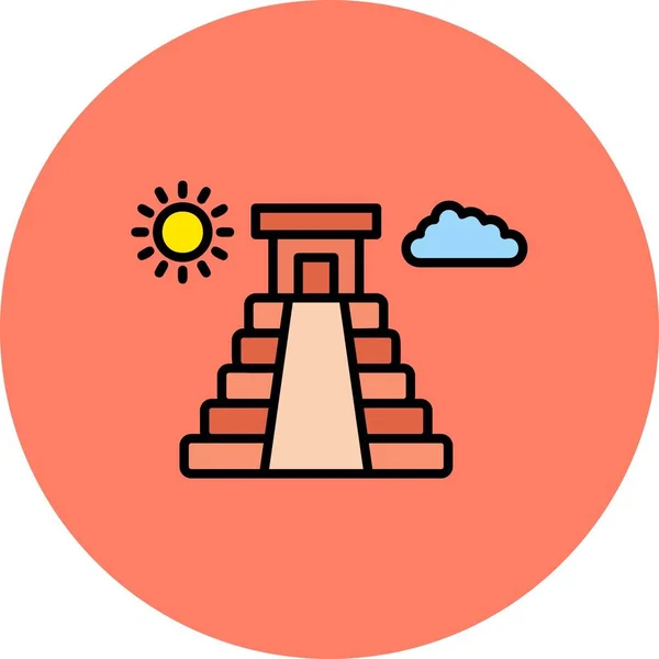 Опис Творчих Іконів Майя — стоковий вектор