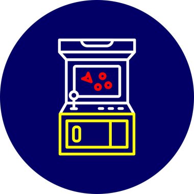 Arcade Machine Yaratıcı Simgeler Tasarımı