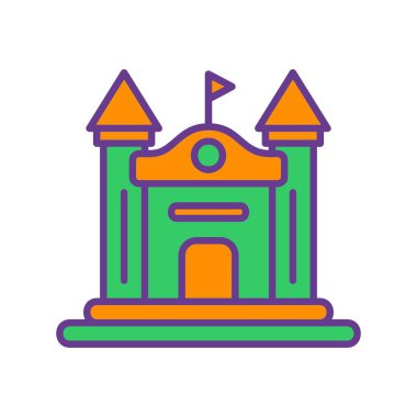 Şişirilebilir Şato Yaratıcı Simgeler Tasarımı