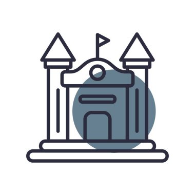 Şişirilebilir Şato Yaratıcı Simgeler Tasarımı