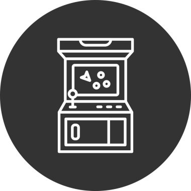 Arcade Machine Yaratıcı Simgeler Tasarımı