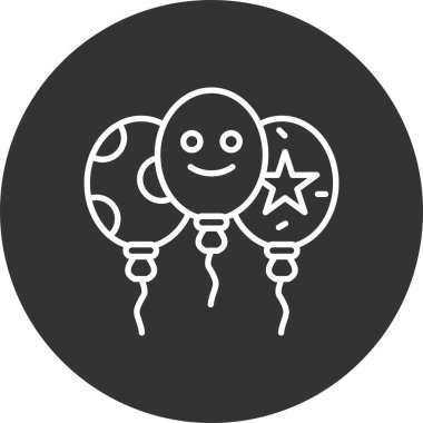 Balonlar Yaratıcı Simgeler Tasarımı