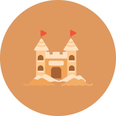 Kum Kalesi Yaratıcı Simgeleri Tasarımı