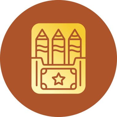  Crayons Creative Icons Desig