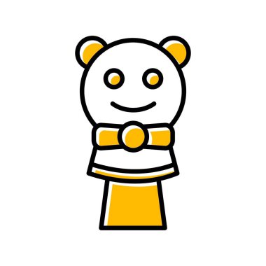 Kukla Gösterisi Yaratıcı Simgeler Tasarımı