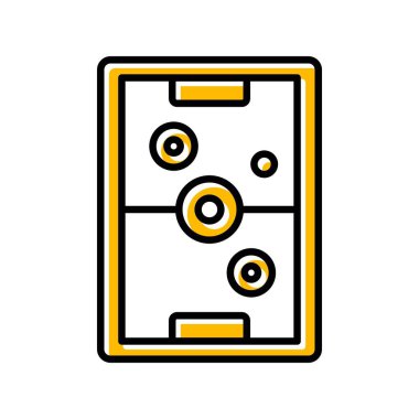 Hava Hokeyi Yaratıcı Simgeler Tasarımı