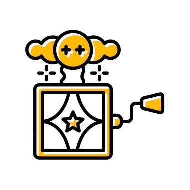 Kutudaki Jack Yaratıcı Simgeler Tasarımı