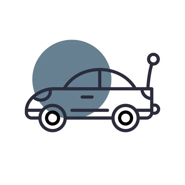 Car Toy Creative Icons Desig — Stock Vector