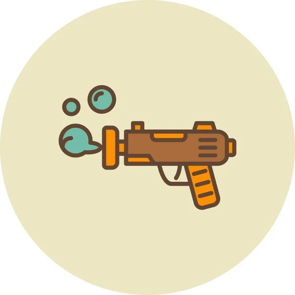 Иконки Игрушечного Пистолета — стоковый вектор