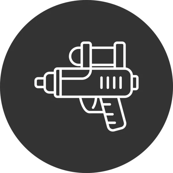 Silahı Yaratıcı Simgeler Tasarımı — Stok Vektör
