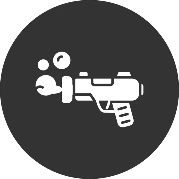 Oyuncak Silah Yaratıcı Simgeler Tasarımı — Stok Vektör