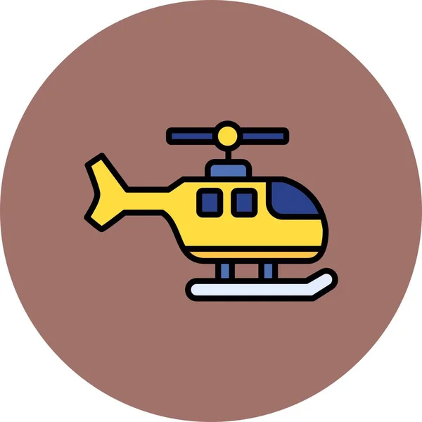 Helikopter Creative Icons Desig — Stockvector