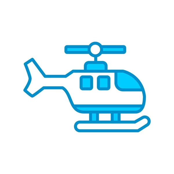 Helikopter Creative Icons Desig — Stock Vector