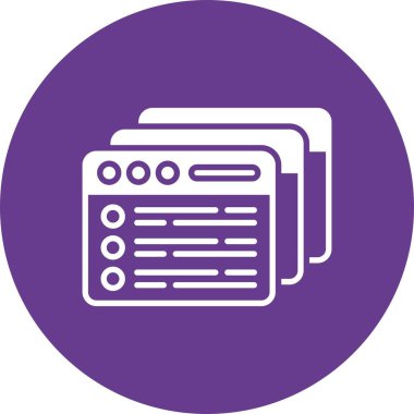 Sekmeler Yaratıcı Simgeler Tasarımı