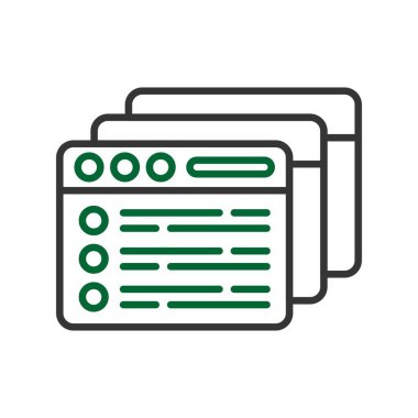 Sekmeler Yaratıcı Simgeler Tasarımı