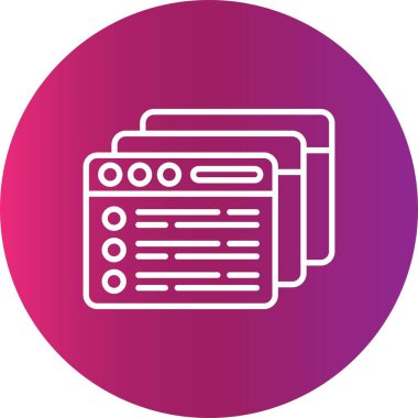 Sekmeler Yaratıcı Simgeler Tasarımı