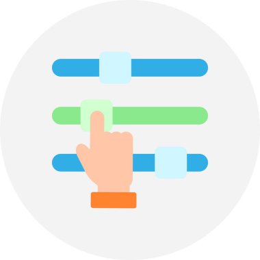  Kaydırıcılar Yaratıcı Simgeler Tasarımı