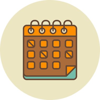 Calendar Creative Icons Desig