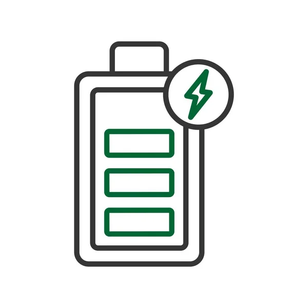 充电电池创意图标设计 — 图库矢量图片